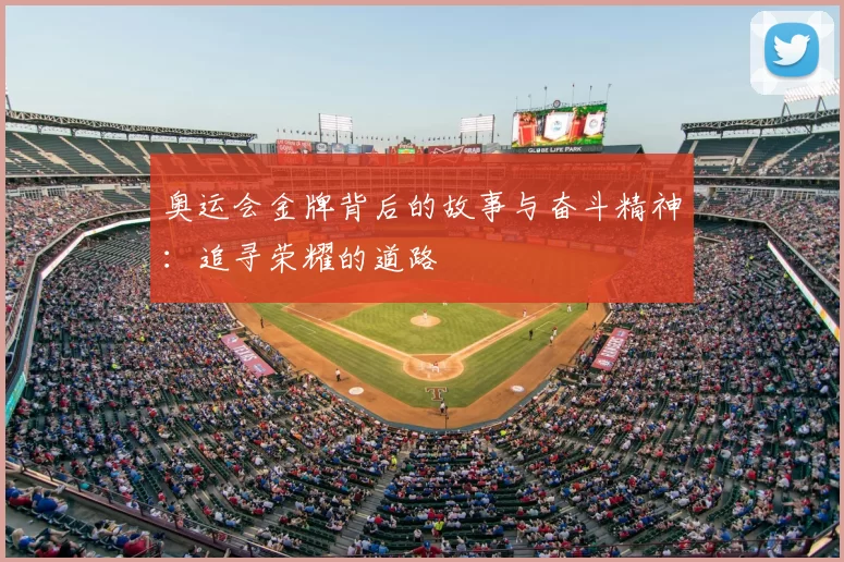 奥运会金牌背后的故事与奋斗精神:追寻荣耀的道路