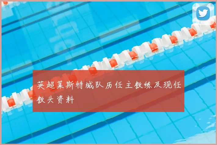 英超莱斯特城队历任主教练及现任教头资料